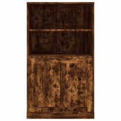 vidaXL Highboard High Sideboard Side Cabinet Storgae Cupboard Engineered Wood - smoked oak - Additional view 5