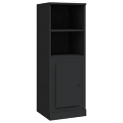 vidaXL Highboard High Sideboard Side Cabinet Storgae Cupboard Engineered Wood - black