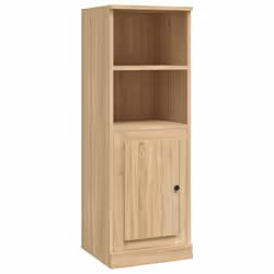 vidaXL Highboard High Sideboard Side Cabinet Storgae Cupboard Engineered Wood - sonoma oak