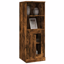 vidaXL Highboard High Sideboard Side Cabinet Storgae Cupboard Engineered Wood - smoked oak - Additional view 4