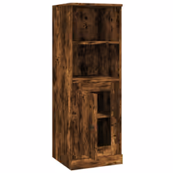 vidaXL Highboard High Sideboard Side Cabinet Storgae Cupboard Engineered Wood - smoked oak - Additional view 7