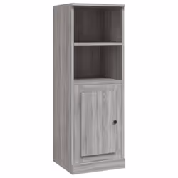 vidaXL Highboard High Sideboard Side Cabinet Storgae Cupboard Engineered Wood - grey sonoma