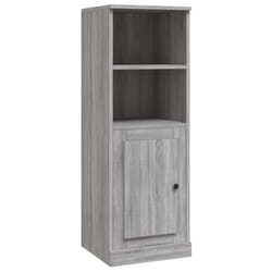 vidaXL Highboard High Sideboard Side Cabinet Storgae Cupboard Engineered Wood - grey sonoma