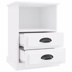 VidaXL 816328 nightstand/bedside table White - Additional view 7