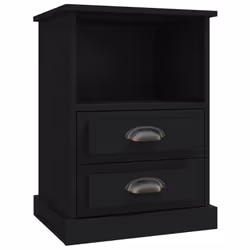 VidaXL 816331 nightstand/bedside table Black - Additional view 6