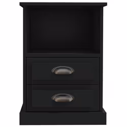 VidaXL 816331 nightstand/bedside table Black - Additional view 7