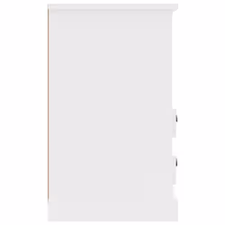 vidaXL Bedside Cabinets Side Table Nightstand Bedroom Bed Cabinet Bed Table - high gloss white, 2 pcs - Additional view 8