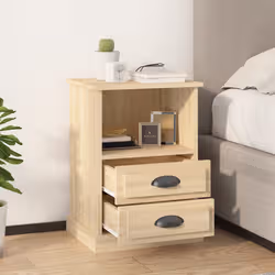 VidaXL 816334 nightstand/bedside table Oak - Additional view 3