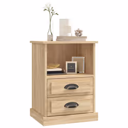 VidaXL 816334 nightstand/bedside table Oak - Additional view 4