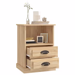 VidaXL 816334 nightstand/bedside table Oak - Additional view 5