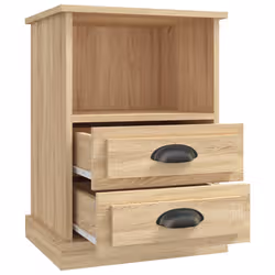 VidaXL 816334 nightstand/bedside table Oak - Additional view 7