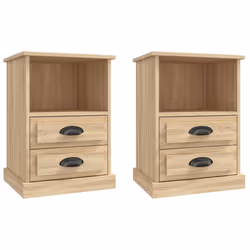 VidaXL 816335, Oak, Wood, 430 mm, 360 mm, 600 mm, 2 pc(s)