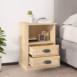 VidaXL 816335 nightstand/bedside table Oak