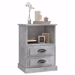 VidaXL 816336 nightstand/bedside table Concrete colour - Additional view 4