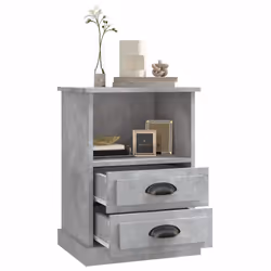 VidaXL 816337 nightstand/bedside table Concrete colour - Additional view 5