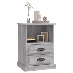 VidaXL 816340 nightstand/bedside table Oak - Additional view 4