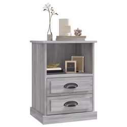 VidaXL 816341 nightstand/bedside table Oak - Additional view 4