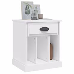 VidaXL 816344 nightstand/bedside table White - Additional view 4