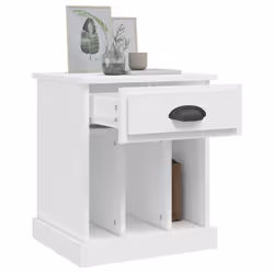 VidaXL 816344 nightstand/bedside table White - Additional view 5