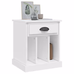 VidaXL 816345 nightstand/bedside table White - Additional view 4