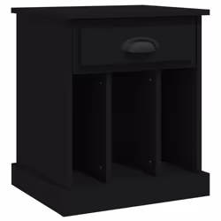 VidaXL 816346, Black, Wood, 430 mm, 360 mm, 500 mm, 1 pc(s)