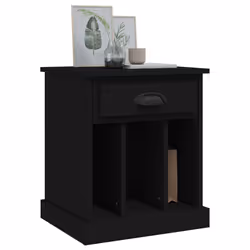 VidaXL 816346 nightstand/bedside table Black - Additional view 4