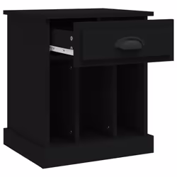 VidaXL 816346 nightstand/bedside table Black - Additional view 6