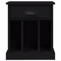 VidaXL 816346 nightstand/bedside table Black - Additional view 7