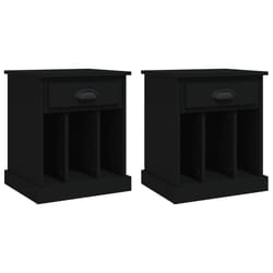 VidaXL 816347 nightstand/bedside table Black