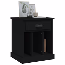 VidaXL 816347 nightstand/bedside table Black - Additional view 4