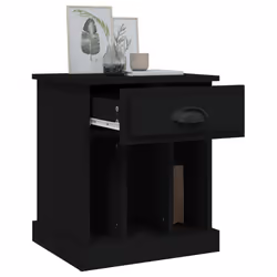 VidaXL 816347 nightstand/bedside table Black - Additional view 5