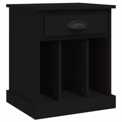 VidaXL 816347 nightstand/bedside table Black - Additional view 6