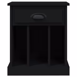 VidaXL 816347 nightstand/bedside table Black - Additional view 8