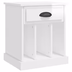 VidaXL 816348, White, Wood, 430 mm, 360 mm, 500 mm, 1 pc(s)