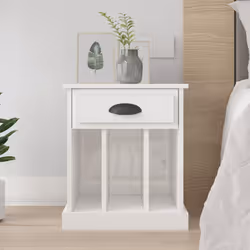 VidaXL 816348 nightstand/bedside table White