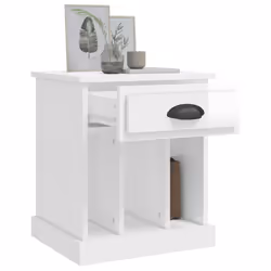 VidaXL 816348 nightstand/bedside table White - Additional view 5