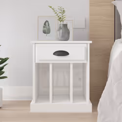 VidaXL 816349 nightstand/bedside table White - Additional view 2