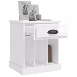 VidaXL 816349 nightstand/bedside table White - Additional view 5