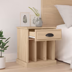 VidaXL 816350 nightstand/bedside table Oak