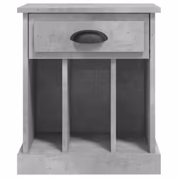 vidaXL Bedside Cabinets Bedside Table Nightstand Telephone Stand Table Bedroom - concrete grey, 2 pcs - Additional view 7
