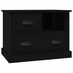 VidaXL 816361, Black, Wood, 600 mm, 390 mm, 450 mm, 1 pc(s)