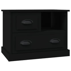 VidaXL 816361 nightstand/bedside table Black