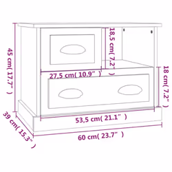 vidaXL Bedside Cabinet Bedside Table Nightstand Side Table Telephone Stand - high gloss white