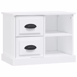 VidaXL 816368, White, Wood, 600 mm, 355 mm, 450 mm, 1 pc(s)