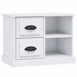 VidaXL 816370, White, Wood, 600 mm, 355 mm, 450 mm, 1 pc(s)