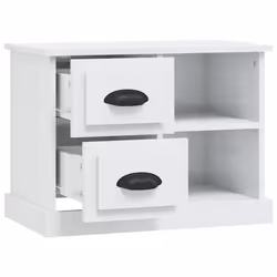 VidaXL 816370 nightstand/bedside table White - Additional view 6