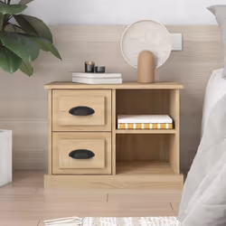VidaXL 816371 nightstand/bedside table Oak
