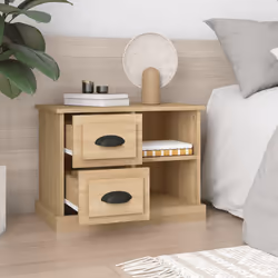 VidaXL 816371 nightstand/bedside table Oak