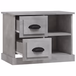 VidaXL 816372 nightstand/bedside table Concrete colour - Additional view 6
