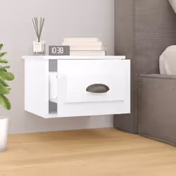 VidaXL 816376 nightstand/bedside table White